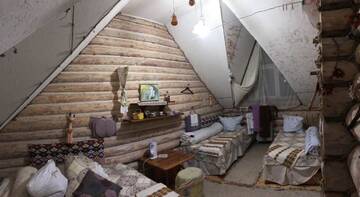 Фото номера Классический четырехместный номер Лоджи Hotel Piatkovskyi г. Пилипец 7